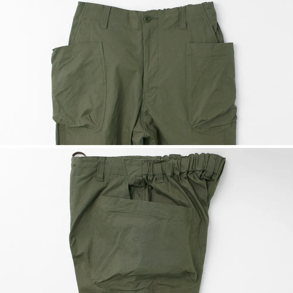 SAGE DE CRET Work Pants & Chinos^/ Ripstop stretch peg top work pants olive