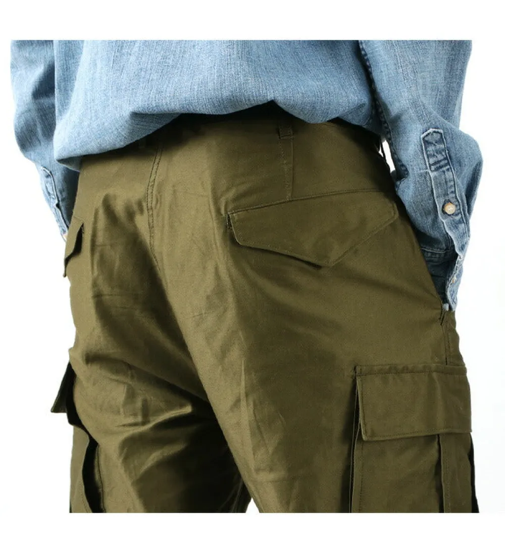 SAGE DE CRET Trousers^/ Tapered Cargo Pants/Moleskin olive