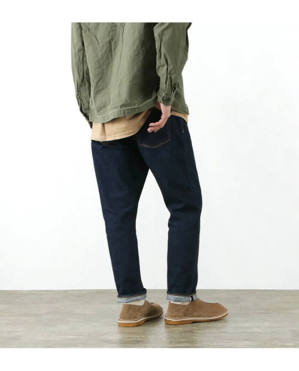 SANCA Jeans^/ 15.5 oz. denim tapered 5P pants indigo