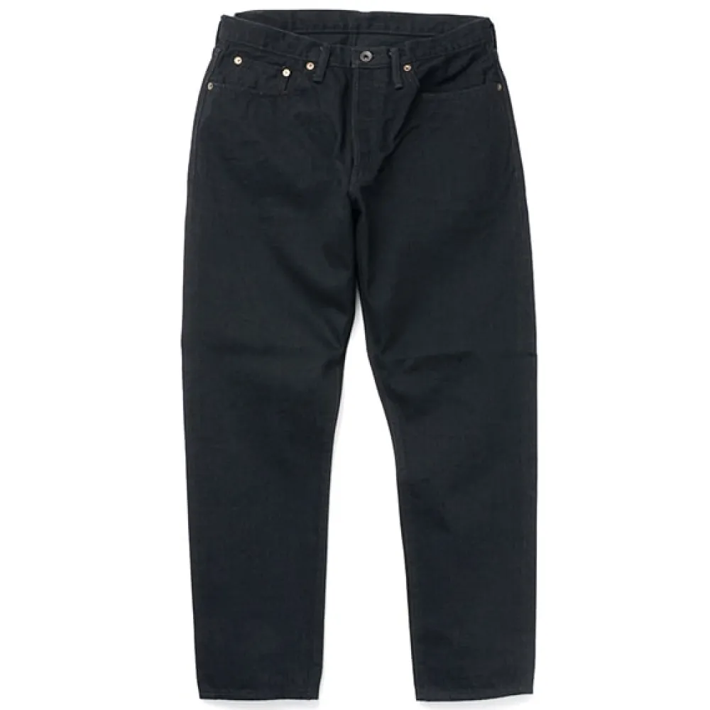 SANCA Jeans^/ denim tapered 5P trousers black
