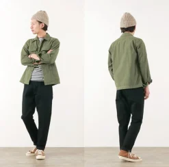SANCA Jeans^/ denim tapered 5P trousers black
