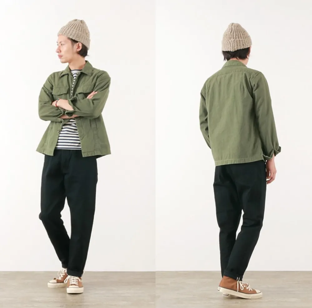 SANCA Jeans^/ denim tapered 5P trousers black