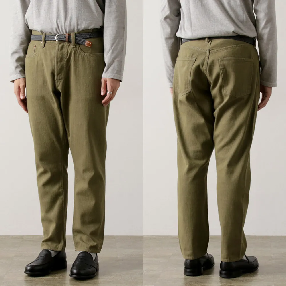 SANCA Jeans^/ UK Denim Tapered 5-Pants green