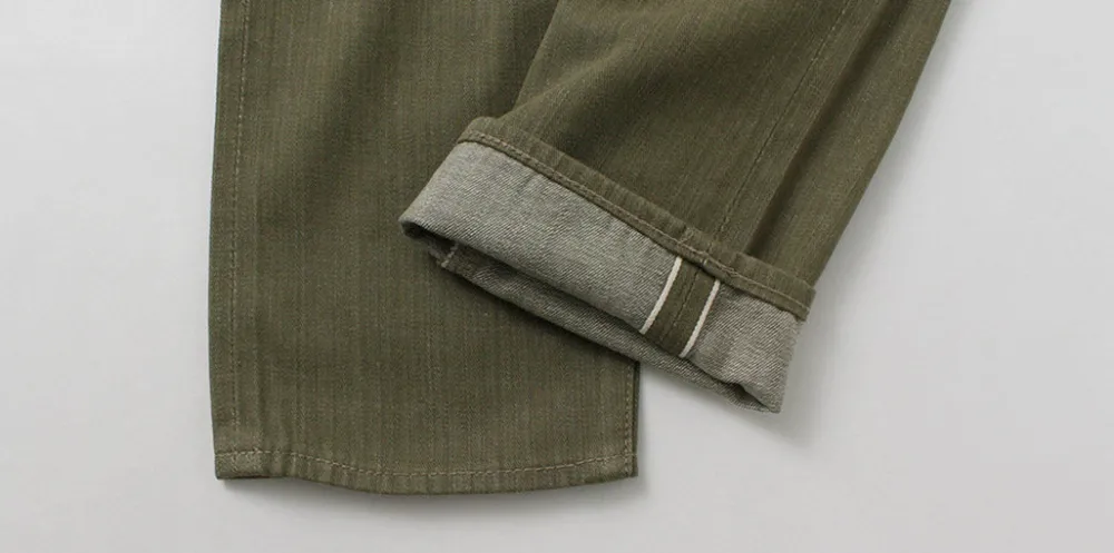 SANCA Jeans^/ UK Denim Tapered 5-Pants green