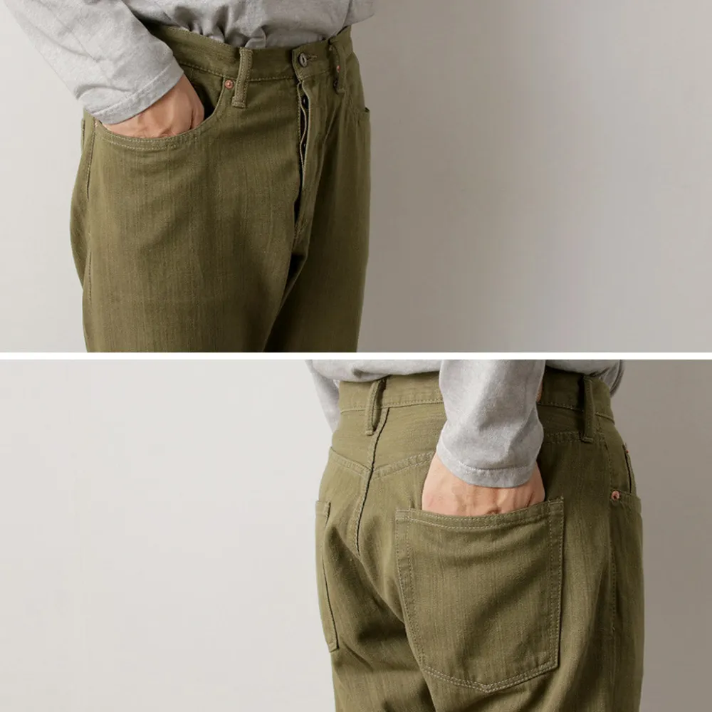 SANCA Jeans^/ UK Denim Tapered 5-Pants green