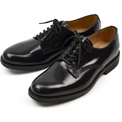 SANDERS Leather Shoes & Boots^/ #2246B Military Officer Shoes Japan Limited Model black