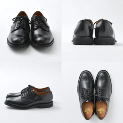 SANDERS Leather Shoes & Boots^/ #2246B Military Officer Shoes Japan Limited Model black