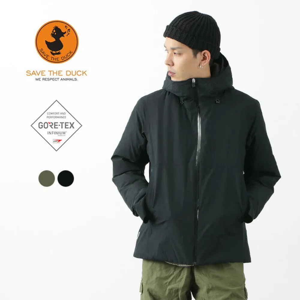 SAVE THE DUCK Down Wear^/ ALVARO PRO-TECH Recycled Polyester Synthetic Down Hooded Jacket