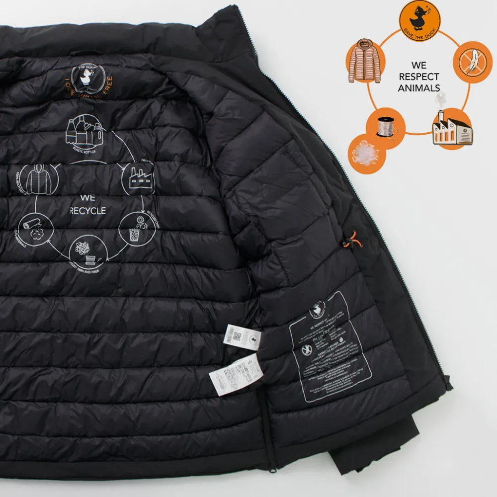 SAVE THE DUCK Down Wear^/ Halim Synthetic Down M-65 Type Jacket black