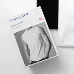 SCHIESSER T-Shirts^/ American Sleeveless 2 Pack T-Shirt
