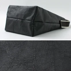 SENTI Shoulder Bags^/ Dyneema Leather Box Type Shoulder Bag black