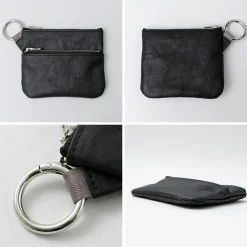 SENTI Other Bags^/ Dyneema Leather Double Zipper Pouch
