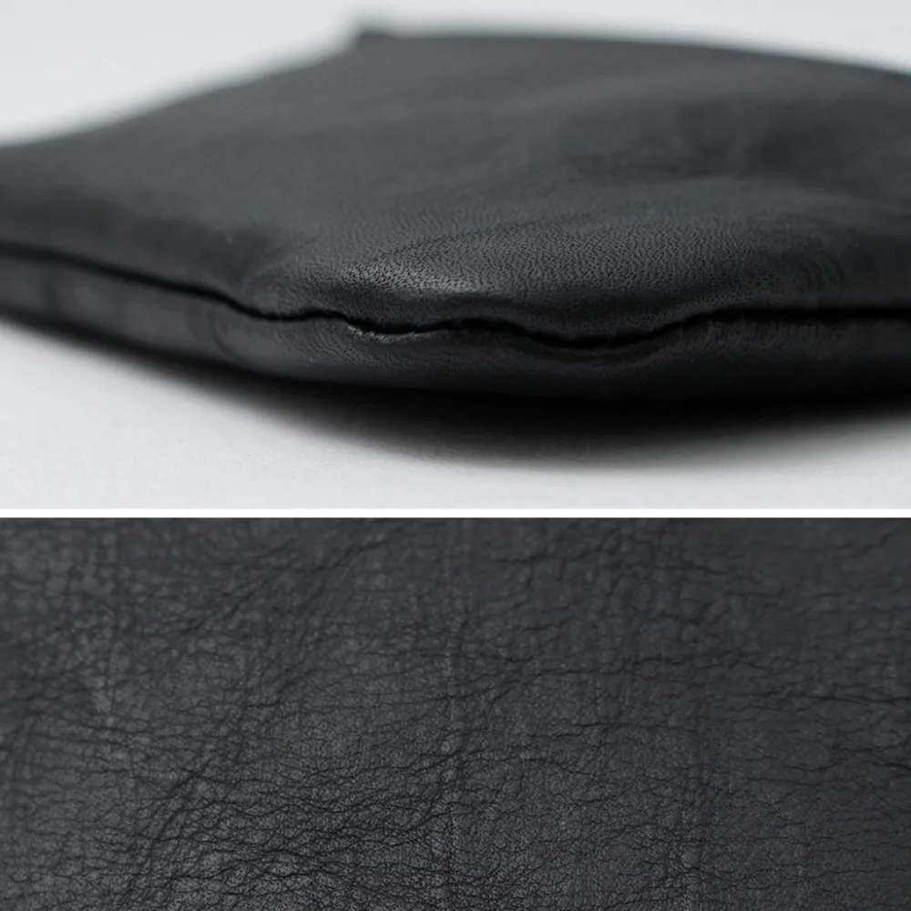 SENTI Other Bags^/ Dyneema Leather Double Zipper Pouch