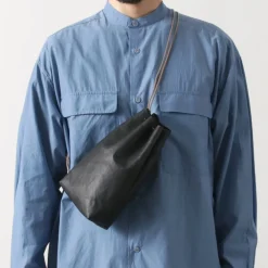 SENTI Shoulder Bags^/ Dyneema Leather Drawstring Bag L
