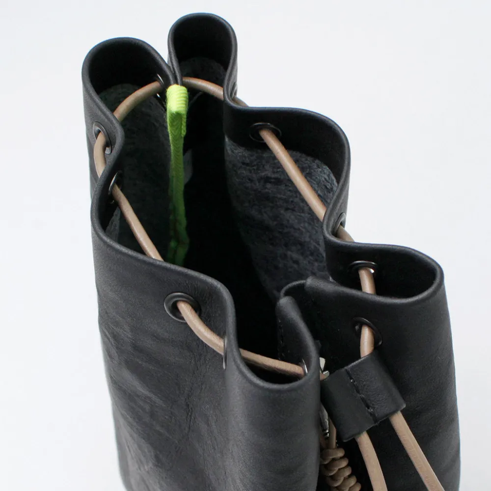 SENTI Shoulder Bags^/ Dyneema Leather Drawstring Bag L
