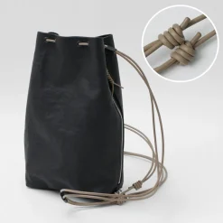SENTI Shoulder Bags^/ Dyneema Leather Drawstring Bag L