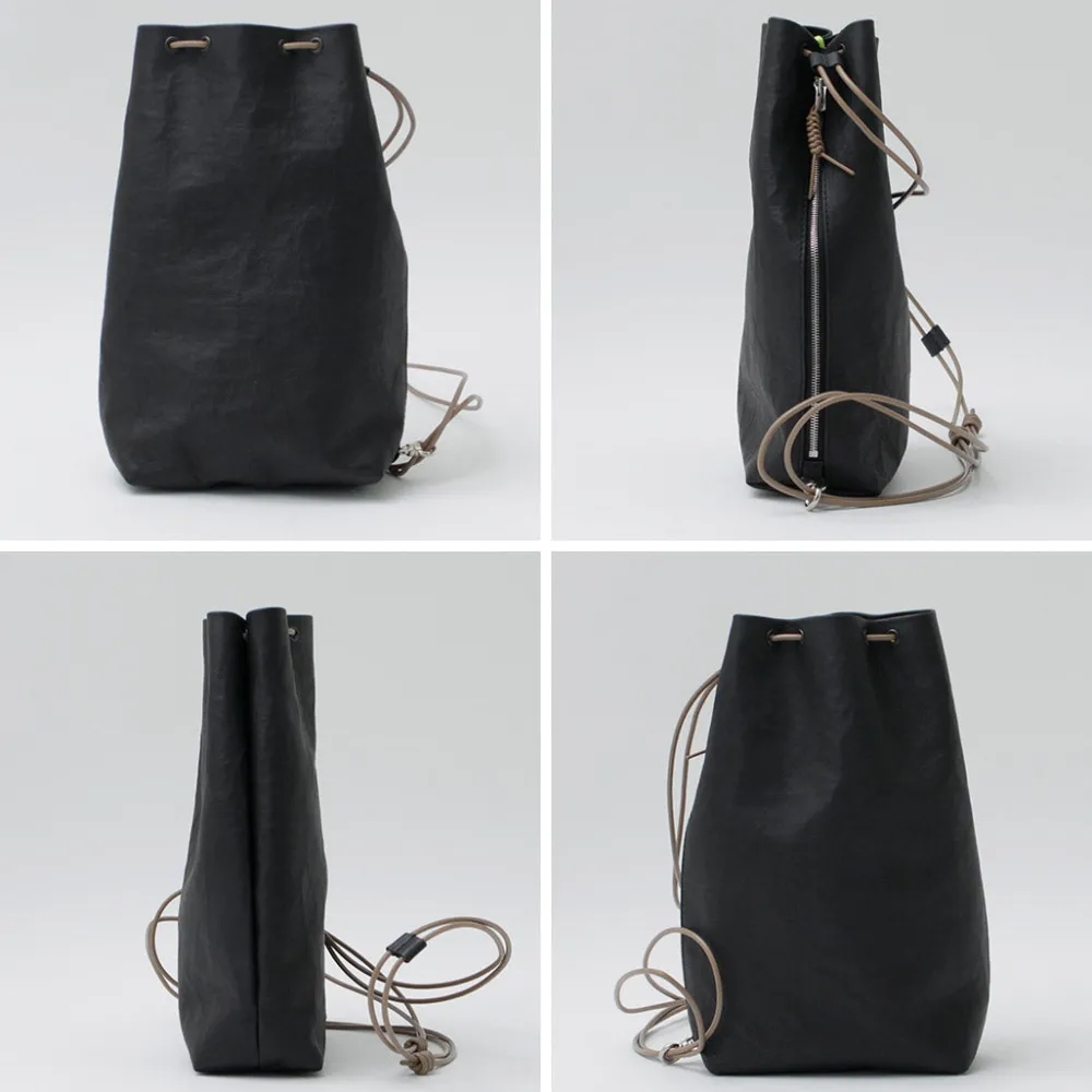 SENTI Shoulder Bags^/ Dyneema Leather Drawstring Bag L