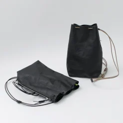 SENTI Shoulder Bags^/ Dyneema Leather Drawstring Bag L