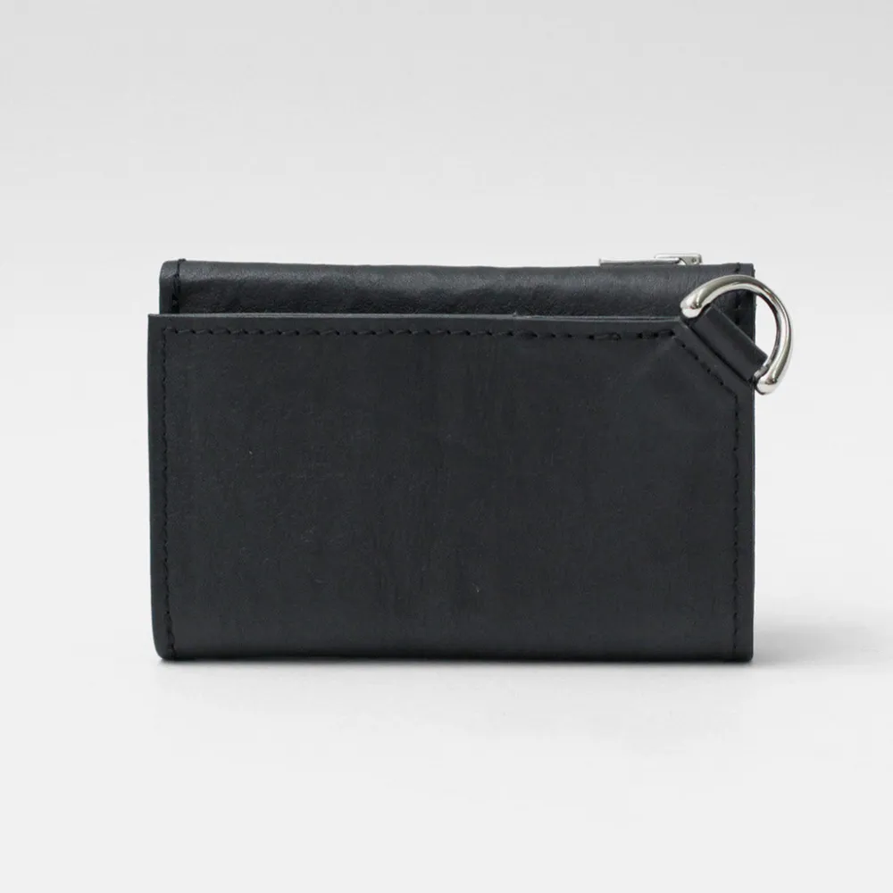 SENTI Wallets^/ Dyneema Leather Trifold Slim Wallet black