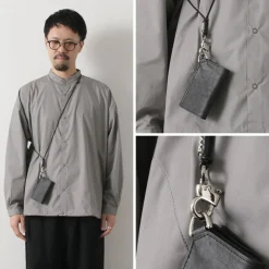 SENTI Wallets^/ Dyneema Leather Trifold Slim Wallet black