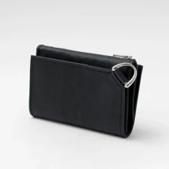 SENTI Wallets^/ Dyneema Leather Trifold Slim Wallet black