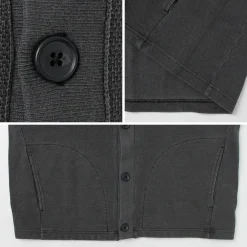 SI Cardigans^/ Moss Stitch Pigment Cardigan