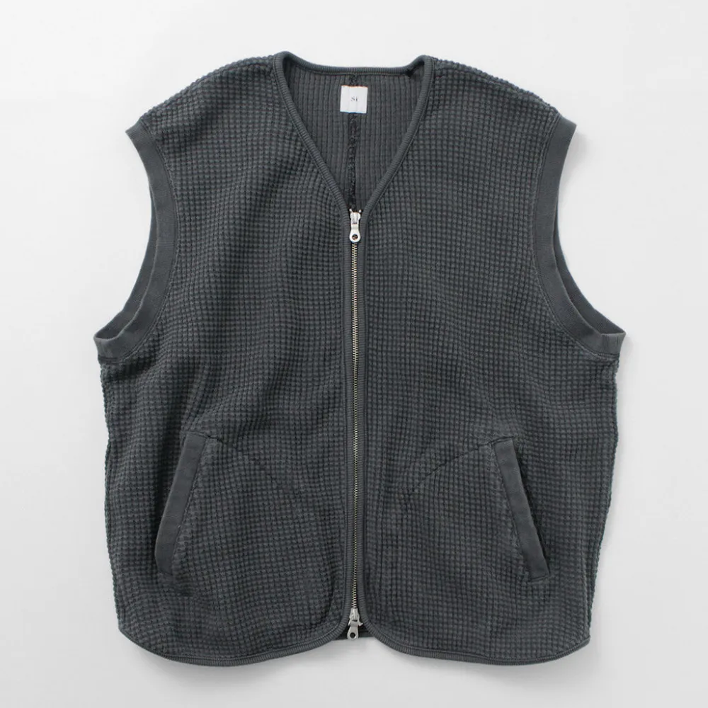 SI Sweatshirts^/ Waffle Zip Vest