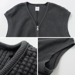 SI Sweatshirts^/ Waffle Zip Vest