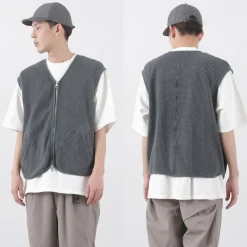 SI Sweatshirts^/ Waffle Zip Vest