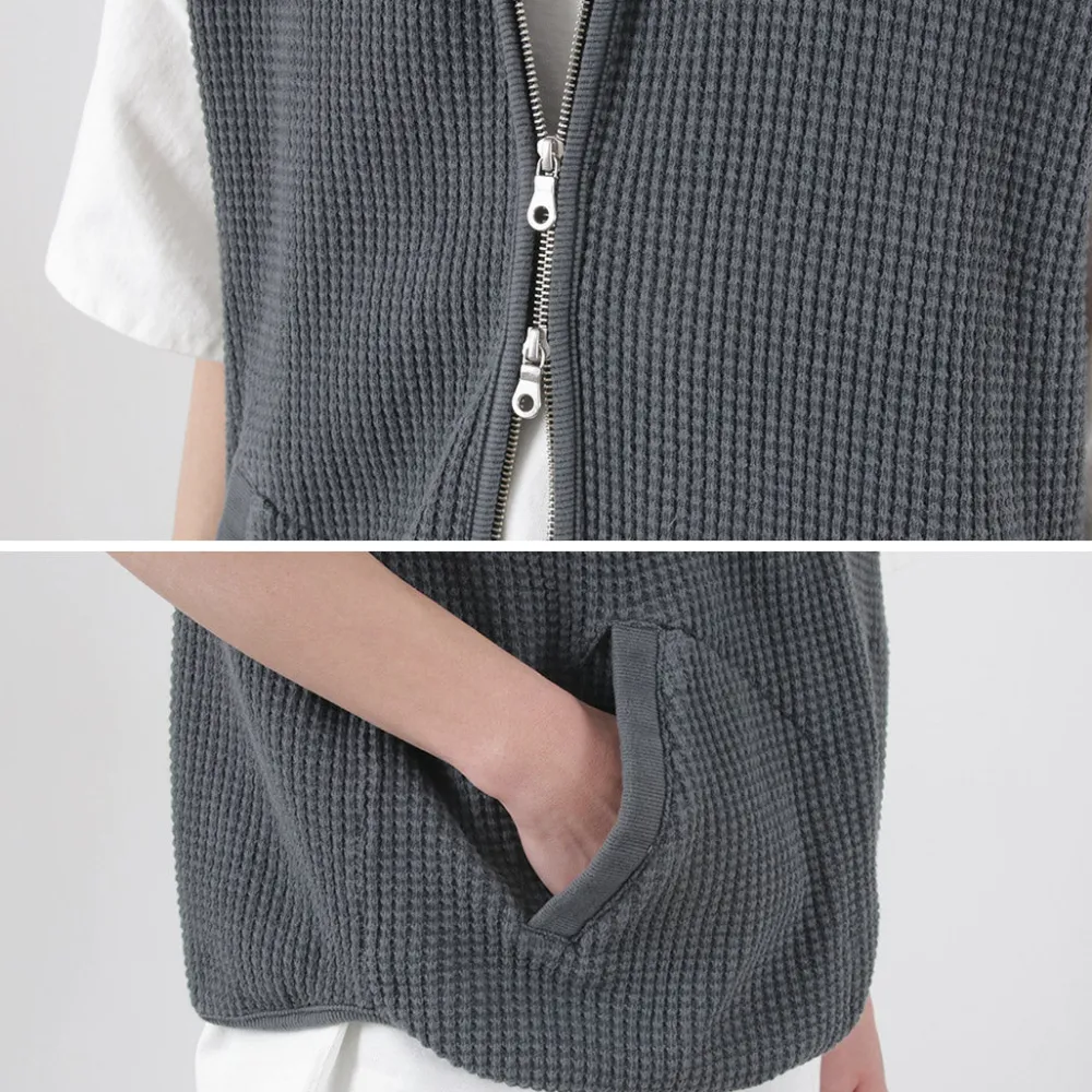 SI Sweatshirts^/ Waffle Zip Vest