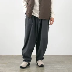 SLOW HANDS Trousers^/ Back Satin Poofy Tuck Pants