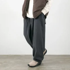 SLOW HANDS Trousers^/ Back Satin Poofy Tuck Pants
