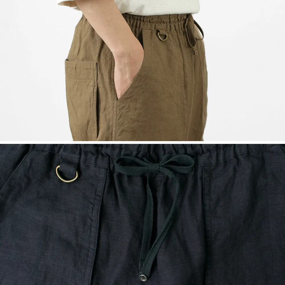 SLOW HANDS Trousers^/ Fine Linen Daytripper Pants