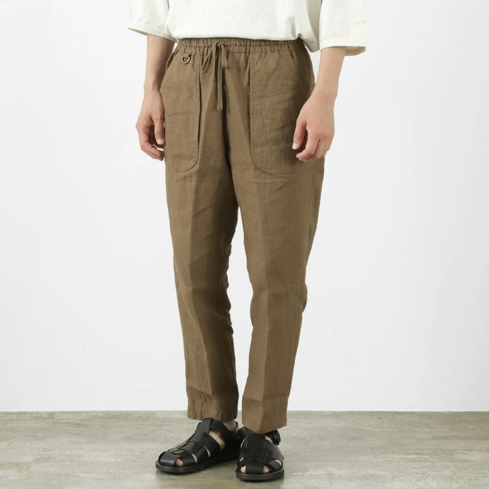 SLOW HANDS Trousers^/ Fine Linen Daytripper Pants