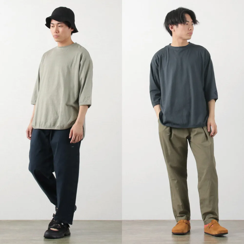 SLOW HANDS T-Shirts^/ Hemp Cotton Crew Neck T-Shirt