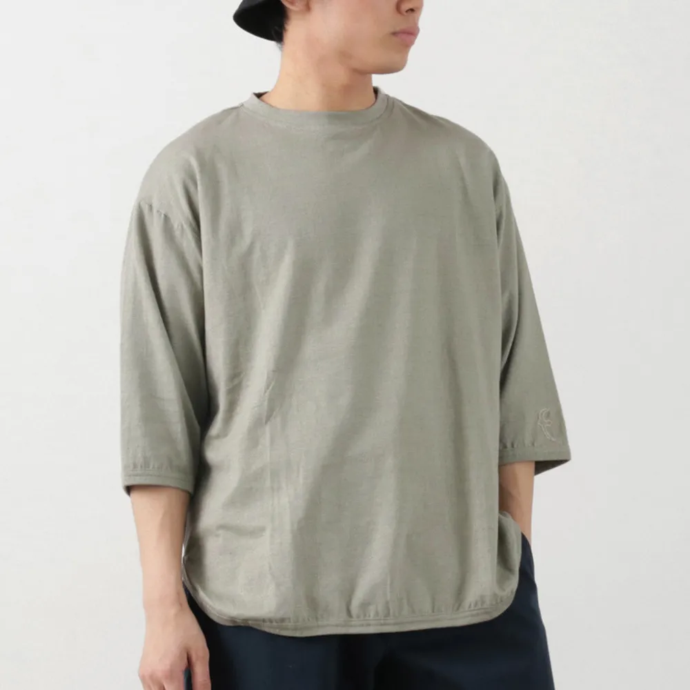 SLOW HANDS T-Shirts^/ Hemp Cotton Crew Neck T-Shirt