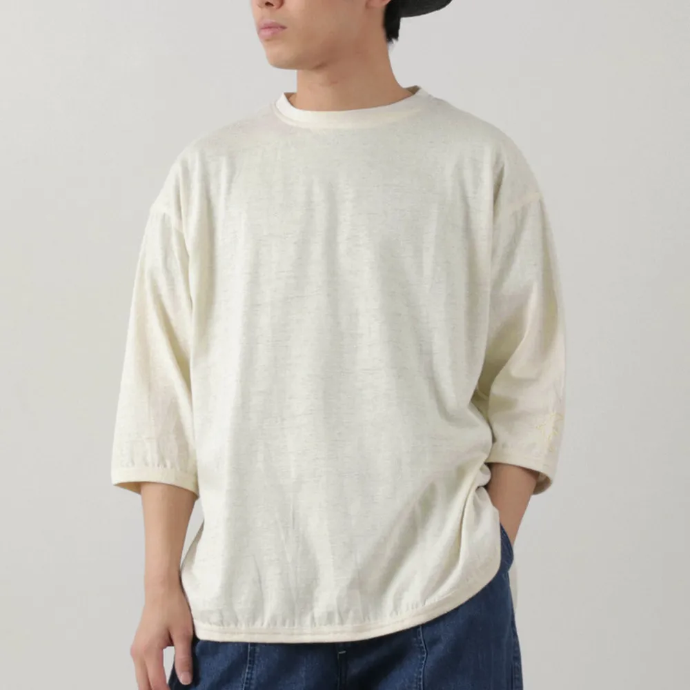 SLOW HANDS T-Shirts^/ Hemp Cotton Crew Neck T-Shirt