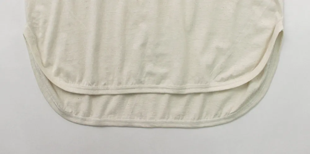 SLOW HANDS T-Shirts^/ Hemp Cotton Crew Neck T-Shirt