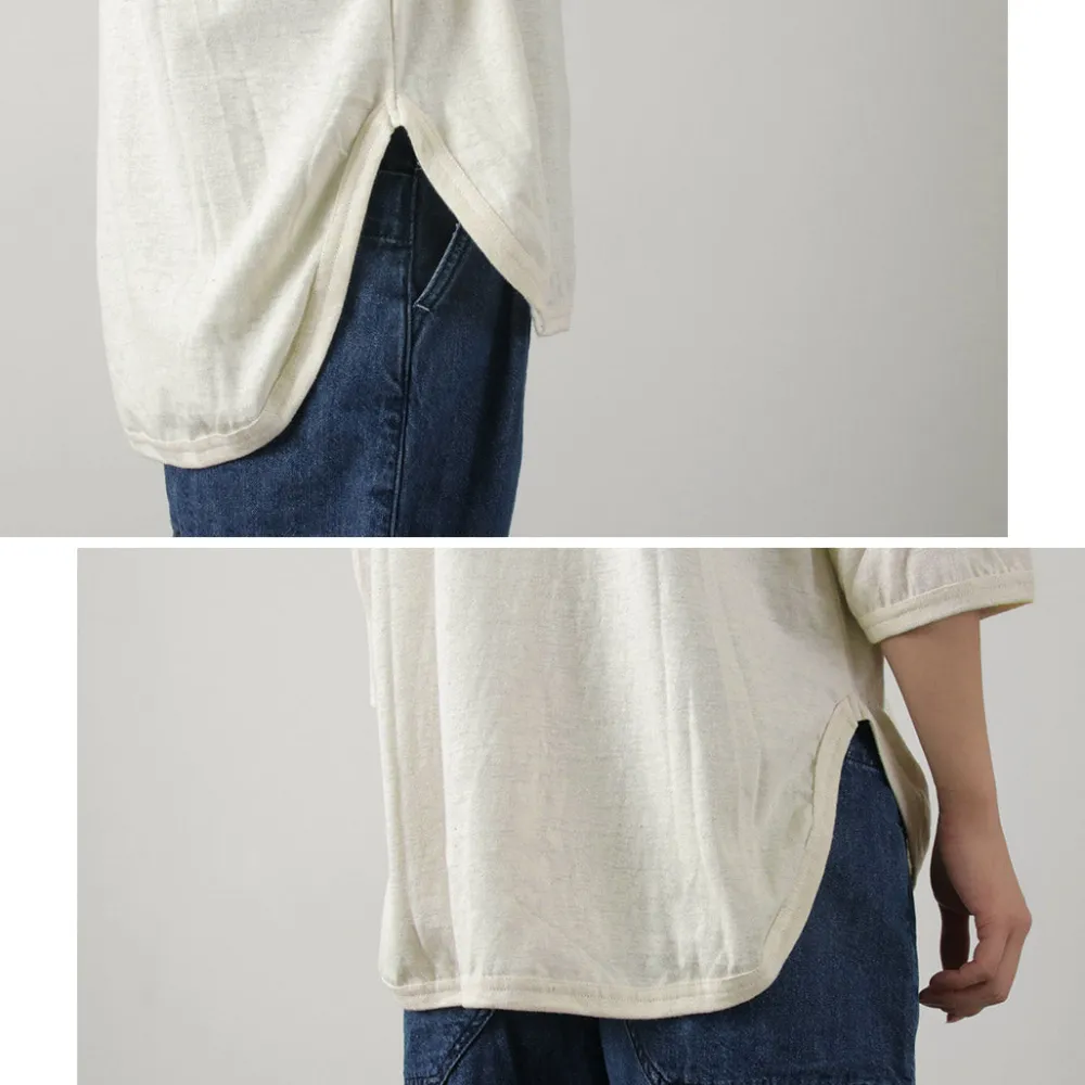 SLOW HANDS T-Shirts^/ Hemp Cotton Crew Neck T-Shirt