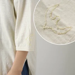 SLOW HANDS T-Shirts^/ Hemp Cotton Crew Neck T-Shirt
