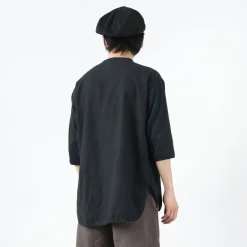 SLOW HANDS T-Shirts^/ Henry Neck Combi T-Shirt
