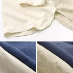 SLOW HANDS T-Shirts^/ Henry Neck Combi T-Shirt