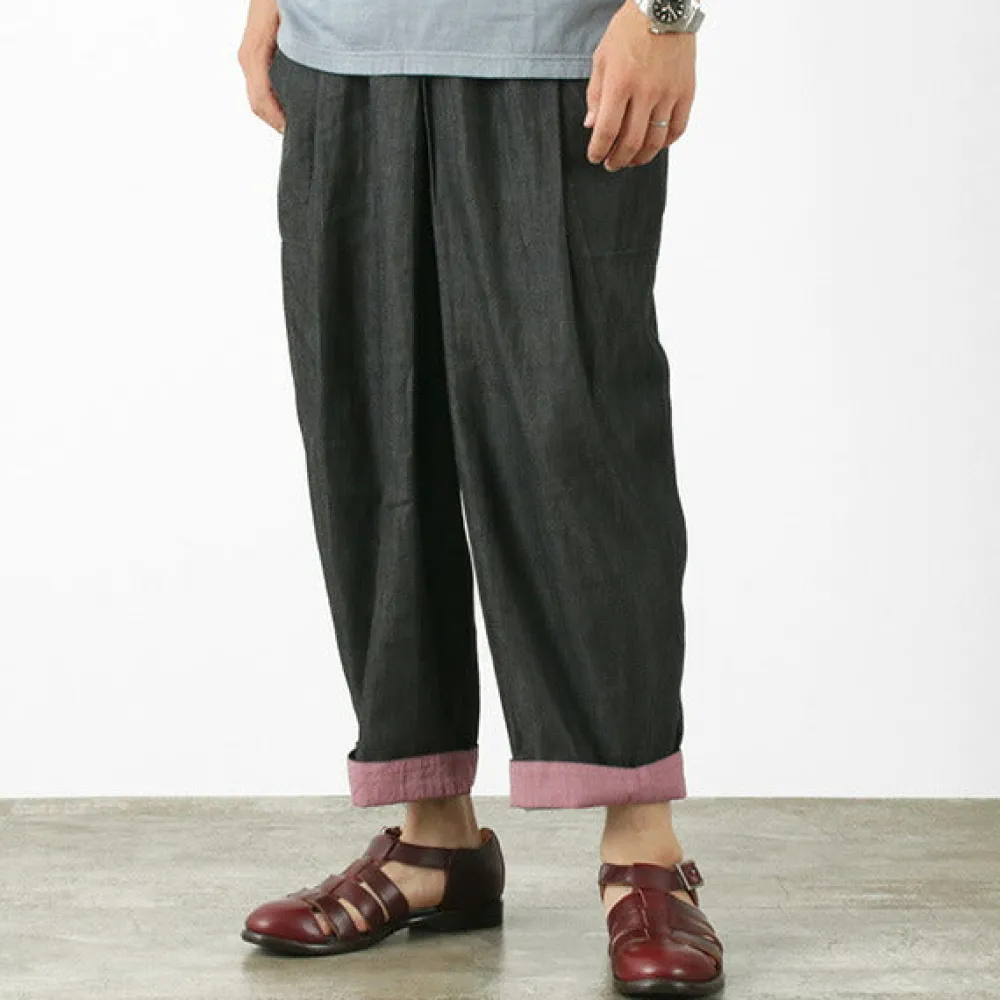 SLOW HANDS Trousers^/ Light Denim Beach Pants