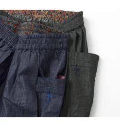 SLOW HANDS Trousers^/ Light Denim Beach Pants