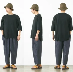 SLOW HANDS Trousers^/ Light Denim Beach Pants