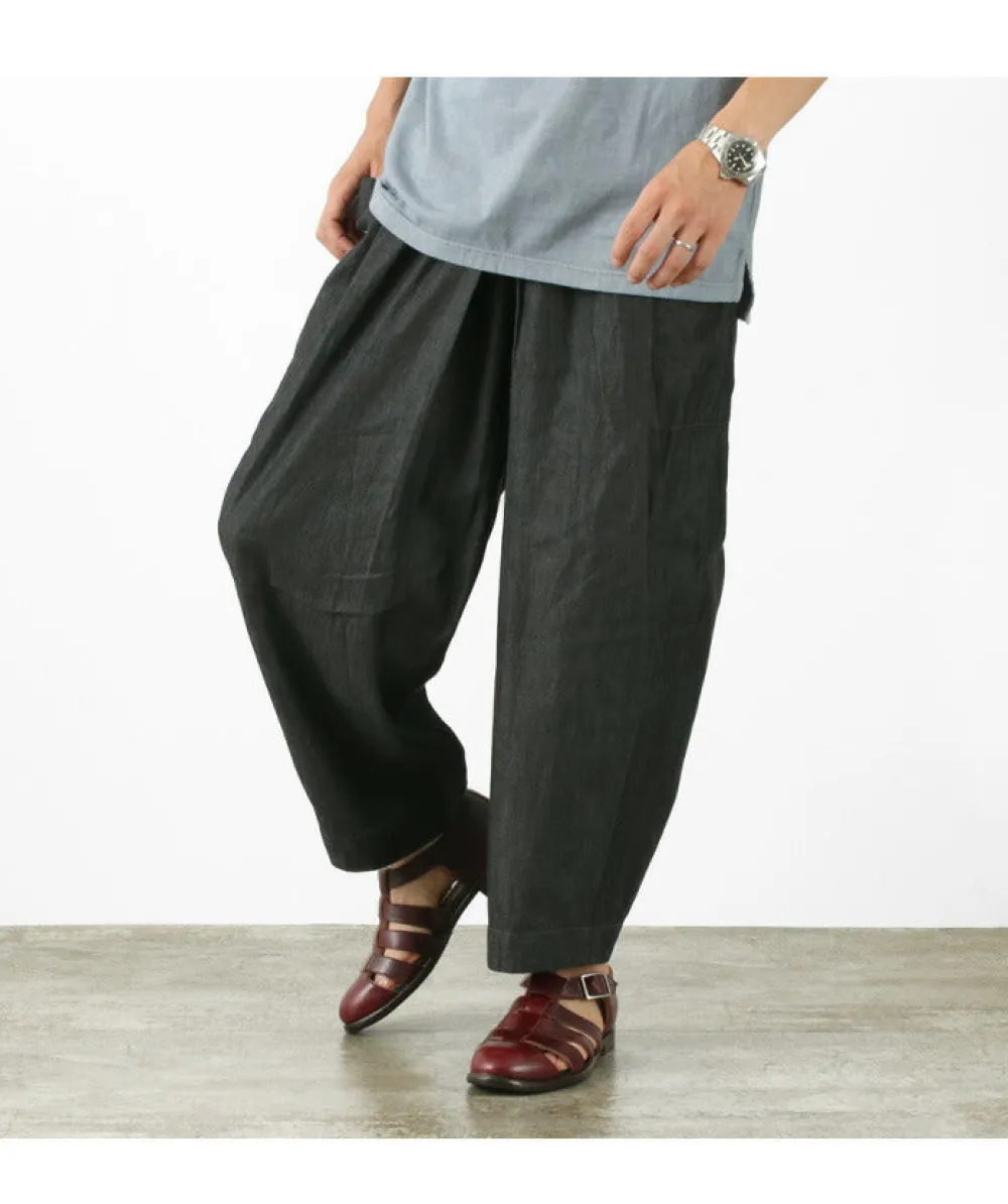 SLOW HANDS Trousers^/ Light Denim Beach Pants