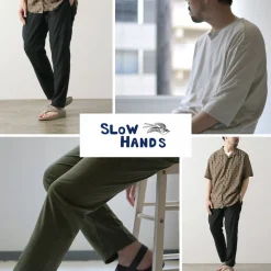 SLOW HANDS Trousers^/ Nylon Stretch Trek Pants