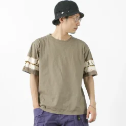 SLOW HANDS T-Shirts^/ Tie-Dye Sleeve T-Shirt