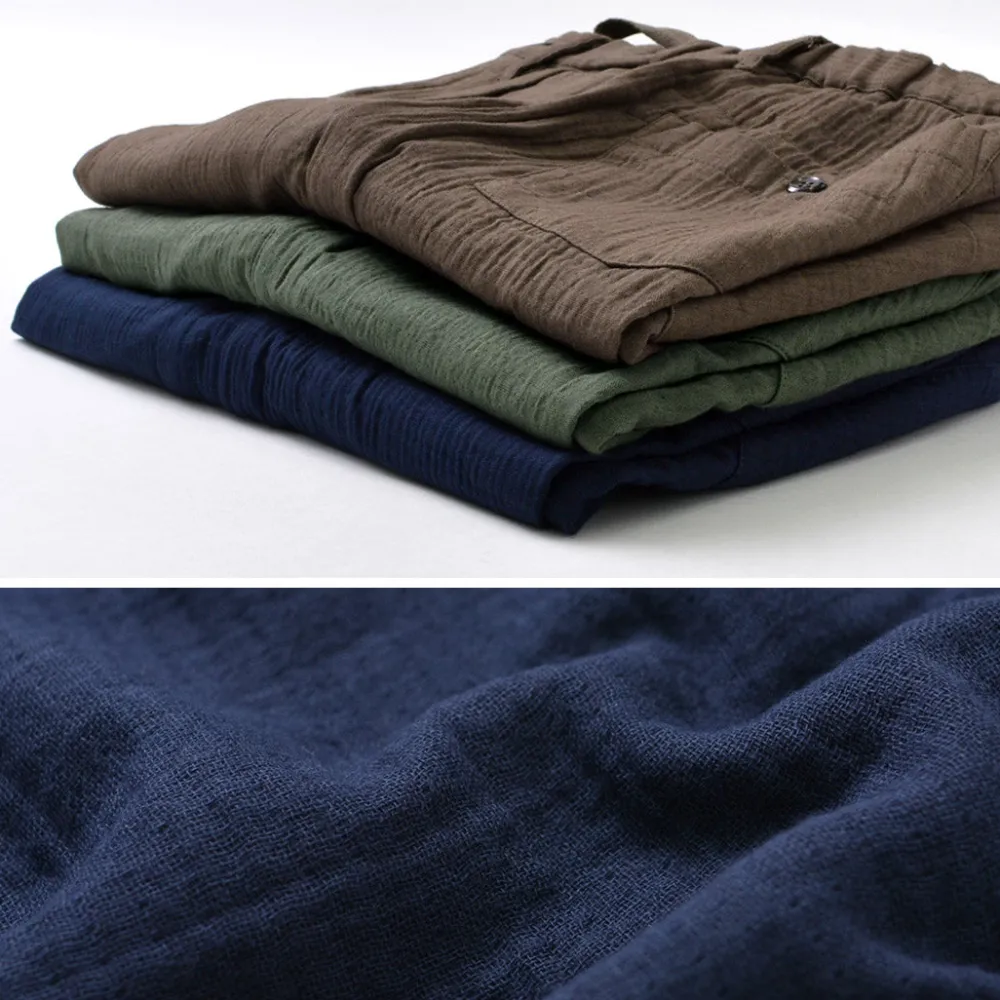 SLOW HANDS Trousers^/ Triple gauze tuck work trousers