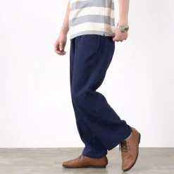 SLOW HANDS Trousers^/ Triple gauze tuck work trousers
